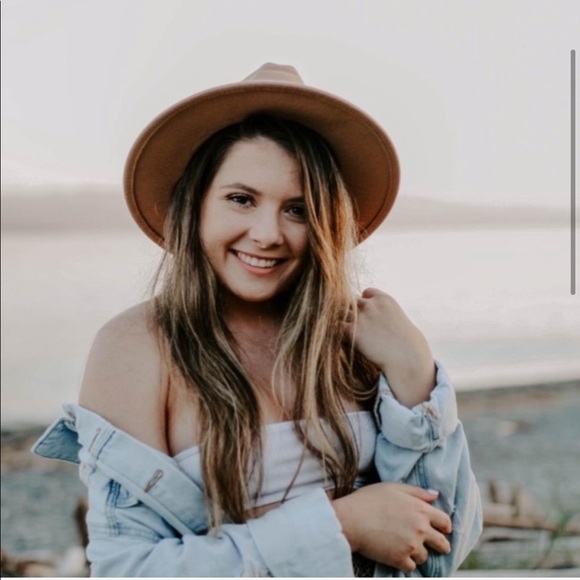 Mocha Brown Panama Hat Felt Fedora - Picture 7 of 7